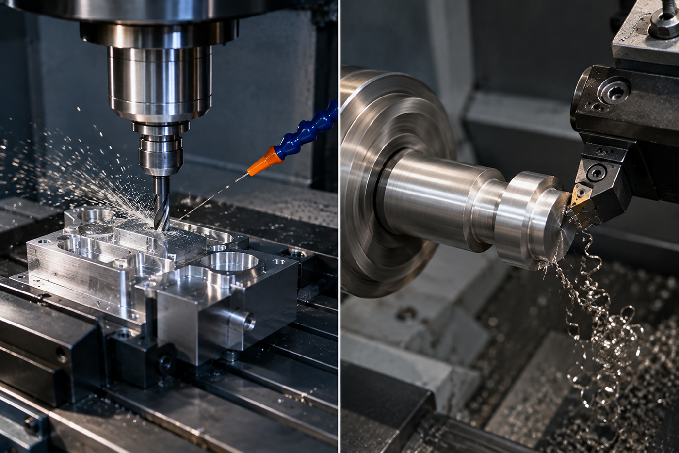 CNC Turning vs Milling: Key Differences, Costs, Applications & How to Choose