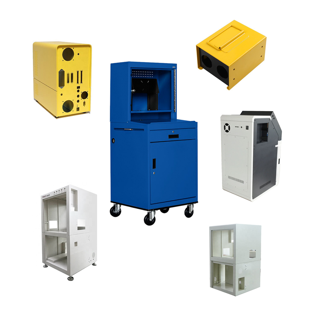 Custom Equipment Enclosure CNC Processing Cabinet  Aluminum Parts  Stainless Steel Sheet Metal Stamping Precision Welding Service